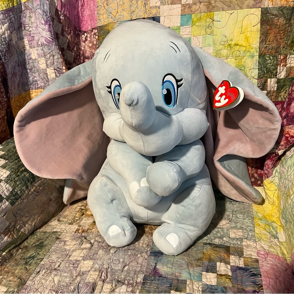 Large Ty Sparkle Disney Dumbo Plush
